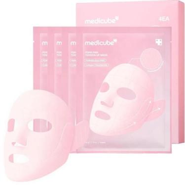 Imagem de Máscara facial medicube PDRN Pink Tension Up  Máscara facial em 3 etap