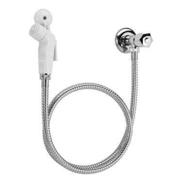 Imagem de Ducha Higiênica Pop Blukit Branca Volante Modelo C-25 Registro Abs Bit
