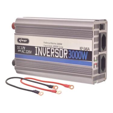 Imagem de Inversor Tensao Automotivo Veicular 3000W 12V 220V Conversor