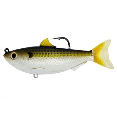 Imagem de LiveTarget SDS95MS720 sardinha, água salgada, 8,8 cm, gancho 4/0, afundamento médio/lento, prata/bronze, multicolorido