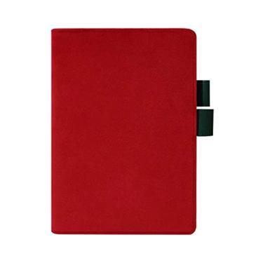 Imagem de A5 A6 Planner Capa de Livro Tecido Arte Caderno Diário do Aluno Papelaria Escolar, Vermelho, A5
