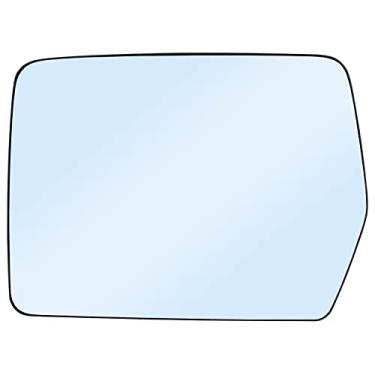 Imagem de Novo espelho aquecido lado do motorista de substituição para Ford F150 2004-2014 - vidro espelhado convexo aquecido com passagem esquerda com suporte traseiro 4L3Z-17K707-DB