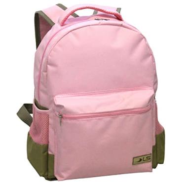 Imagem de Mochila LS Bolsas para Notebook 15.6 Rosa e Marrom com 4 divisões - MN4202