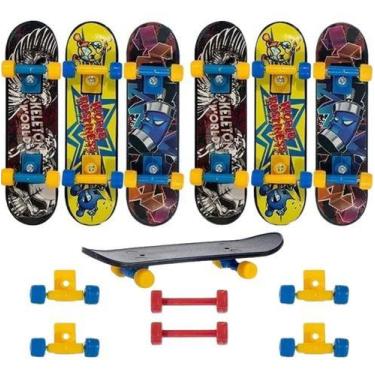 Kit 4 Mini Skates De Dedo Profissional Rolamento Fingerboard em Promoção na  Americanas