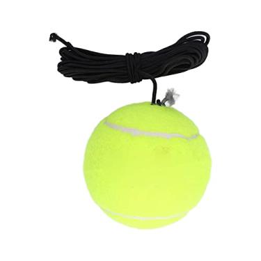 Imagem de Bola de tênis com corda, bolas de treinamento de tênis com corda de auto-treino de tênis para treino de rebote