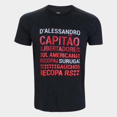 Imagem de Camiseta Internacional D'alessandro Conquistas Retrômania Masculina