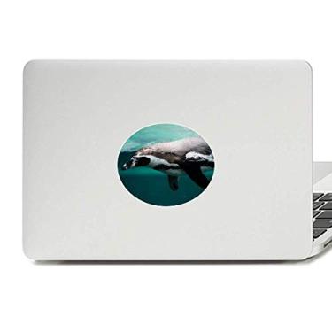 Imagem de Adesivo de notebook com emblema de vinil com baleia e animal de estimação