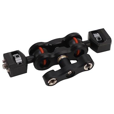 Imagem de Braço Mágico de Cabeça Esférica Dupla, Ajuste Flexível de Vários Graus Rotação de 180 Graus Braço Mágico Articulado para Monitores para Microfones