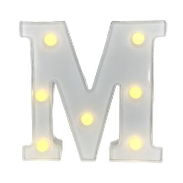 Imagem de Luminaria PEQUENA com led - Letras (M)