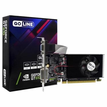 Imagem de Placa de Video Goline 2GB GeForce GT610 DDR3 - GL-610-2D3