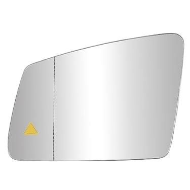 Imagem de LOIYLLEN Substituição do espelho lateral do motorista para Mercedes Benz A B C W204 E W212 S W221 GLA GLK - Vidro do espelho do lado esquerdo, vidro dos espelhos retrovisores com aquecimento elétrico