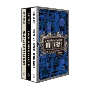 Imagem de As maravilhosas viagens de Júlio Verne - Box com 3 livros