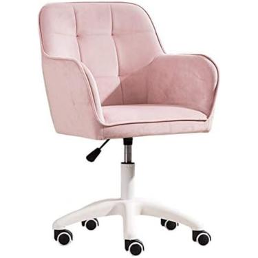 Imagem de Cadeira de computador mesa de escritório cadeira de tarefas em casa moderno apoio lombar executivo, cadeira giratória ergonômica ajustável