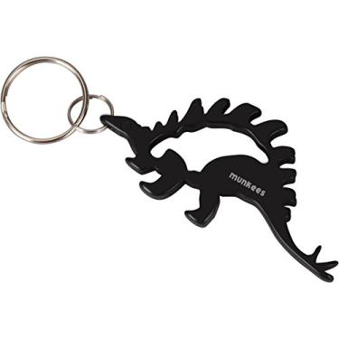 Imagem de Chaveiro abridor de garrafas de dinossauro estegossauro, abridor de garrafa e vinho, pequeno de bolso, mini paleontologia, chaveiro abre cerveja, latas, bonés e mais
