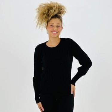 Imagem de Blusa Facinelli Lã Básica Manga Longa Feminina-Feminino