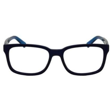 Imagem de Óculos de Grau Armani Exchange AX3029L 8183/54 Azul Fosco-Masculino