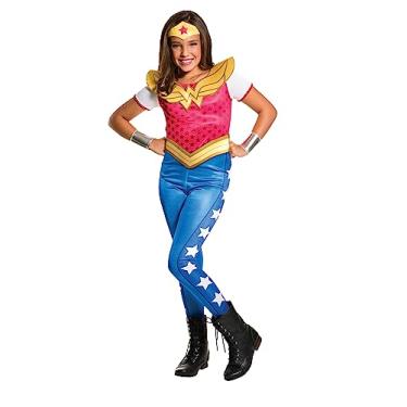 Imagem de Rubie's Costume Kids DC Superhero Girls Wonder Woman Costume, Small , Red