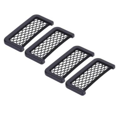 Imagem de Riloer Organizador de armazenamento para carro, pacote com 4, bolsa universal para cadeirinha de carro, armazenamento lateral, bolsa de rede 14 x 8,1 cm, organizador de bolso de tela para celular