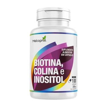 Imagem de Biotina + Colina e Inositol 100 cápsulas de 380mg Melcoprol