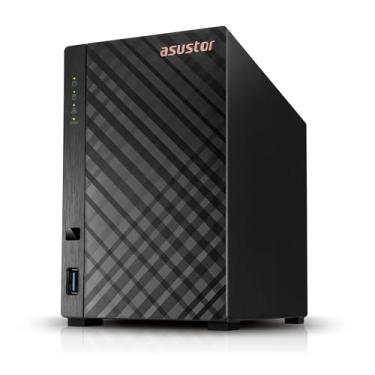 Imagem de Storage Asustor 2-Baias AS1102TL - Realtek RTD1619B, 1.7GHz (Quad-Core), 1GB DDR4, 1 x 1GLAN (1G/100M), Torre
