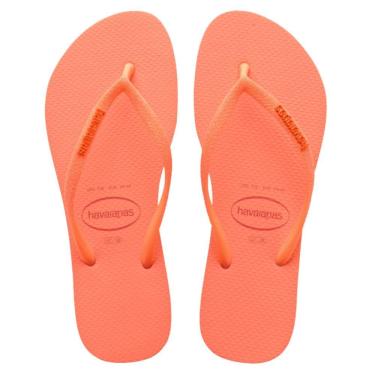 Imagem de Chinelo Havaianas Slim Glitter Neon Laranja