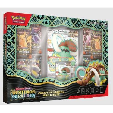 Imagem de Cartas - Box Pokemon - Destinos De Paldea - Presa Grande Ex Brilhante COPAG DA AMAZONIA