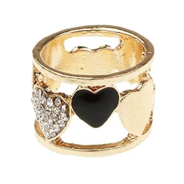 Imagem de Xiaojikuaipao Elegante fecho de strass com fivela de cachecol - Suporte de clipes de lenço de seda fashion para mulheres, anéis de cachecol de esmalte de cristal com design oco em forma de coração,