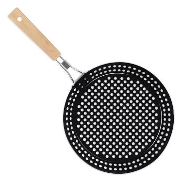 Imagem de Grelha Para Carnes e Vegetais Dobrável Churrasco 30,5cm, Brinox