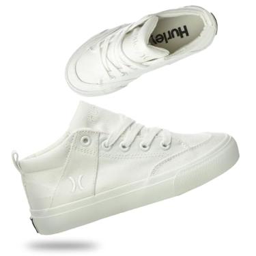 Imagem de Hurley Roddy Kids High Top Skate Tênis esportivo para meninos e meninas, Branco, 21