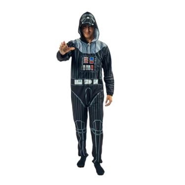 Imagem de Bioworld Fantasia masculina Star Wars Darth Vader com capuz, Stw Darth Vader, XXG