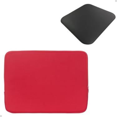 Imagem de Pasta Para Notebook Moderna Mousepad Slim Pronta Entrega (Vermelho, 15.6")