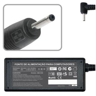 Imagem de Fonte Carregador P/ Asus Eee Pc 1005ha-vu1x-bk 19v 2.1a By10 - Replace