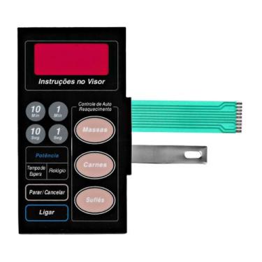 Imagem de Membrana teclado Para Microondas Panasonic Nn 5556tb Preta - TND
