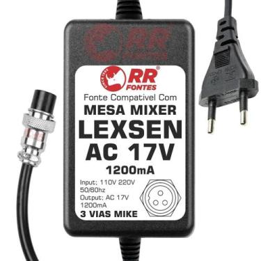 Imagem de Fonte 17Vac Para Mixer Lexen M2442Fx M802Fx M1202Fx M1642Fx - Rrfontes