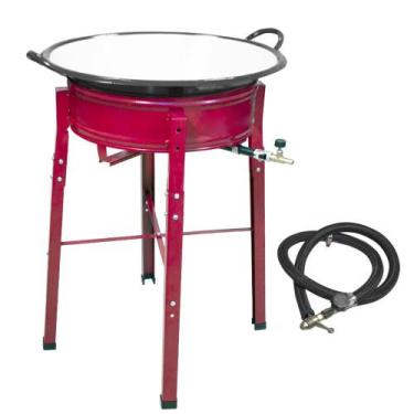 Imagem de Fritadeira Pasteleiro Grande Fogão Industrial À Gás C/tacho - ROA