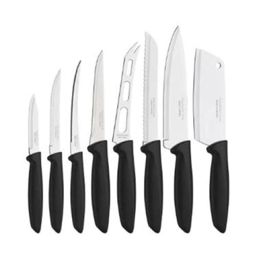 Imagem de Kit Facas Churrasco Tramontina 8 Peças Inox - A.R Variedades Mt