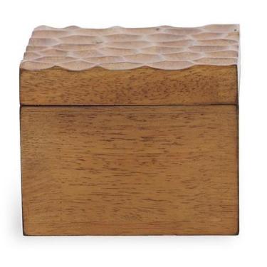 Imagem de CAIXA EM MADEIRA MARROM MART 15x15cm