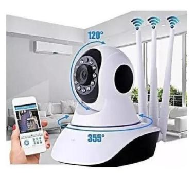 Imagem de Câmera Ip 3 Antenas Wifi Wireless Yoosee 3ª Geração Noturna Segurança 