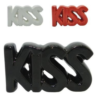 Imagem de Enfeite kiss de porcelana colors 11,5x6,5x2,5cm - INTERPONTE