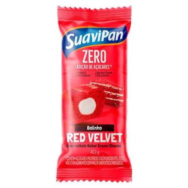 Imagem de Bolinho SuaviPan Zero Red Velvet Recheio Sabor Cream Cheese 40g