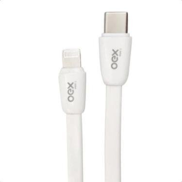 Imagem de Cabo Type C Para Lightning 20W 1 Metro OEX CE209 Branco