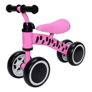 Imagem de Bicicleta De Equilíbrio Treino Andador Infantil Bike Rosa - Zippy Toys