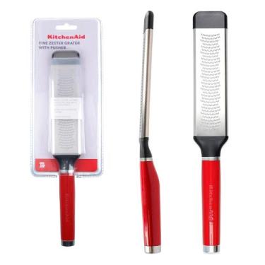 Imagem de Ralador KitchenAid Fino Inox Raspas de Limão Profissional Vermelho