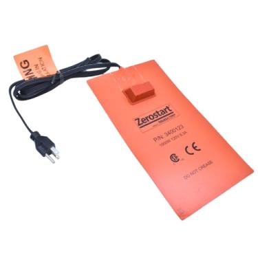Imagem de Zerostart 3400123 (Wolverine Modelo 80CSA) Aquecedor de almofada de silicone a óleo, reservatório, biocombustível e aquecedor de fluido hidráulico | Aprovado pela CSA | 120 Volts | 1000 Watts