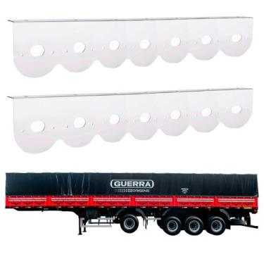Imagem de 2 Suportes Lanterna 7 Marias Guerra 65mm Inox - DW Componentes
