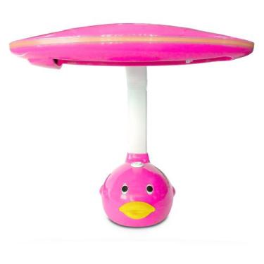 Imagem de Luminaria De Mesa Fish Polietileno 1x11w 127v. Rosa - Home Line, 110V