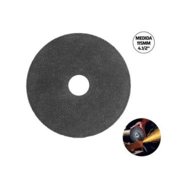 Imagem de kIT 10 Disco de Corte Reforçado Lixadeira 4 1/2 - NEW