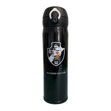 Imagem de Garrafa Termica Vasco da Gama Squeeze Aço Inox Para Agua Cafe - Mileno