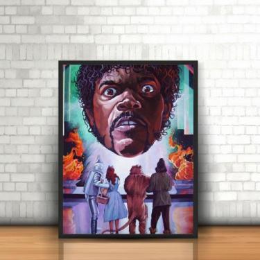 Imagem de Quadro Mágico Oz Leão Espantalho Homem Lata Dorothy 30x40cm - PlimShop