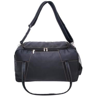 Imagem de Bolsa Viagem Sacola Mala De Mão Padrão Bordo Rafi 9017, Preto